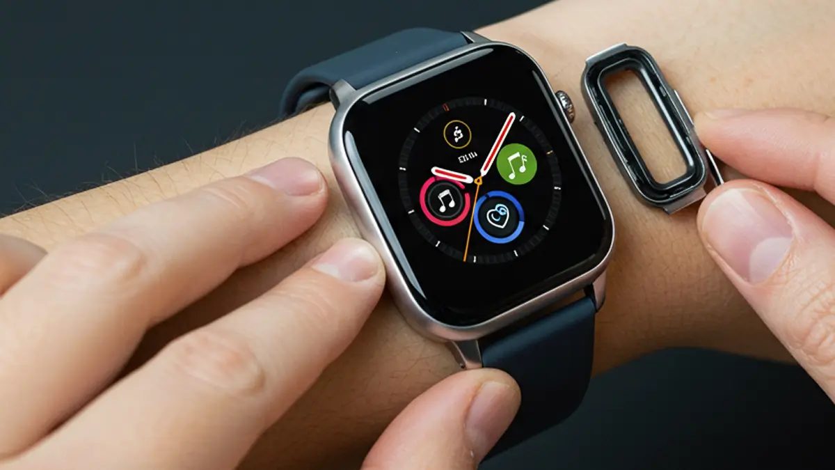 Veja 10 erros comuns ao trocar a pulseira do smartwatch. Aprenda agora 5 trocar a pulseira do seu smartwatch